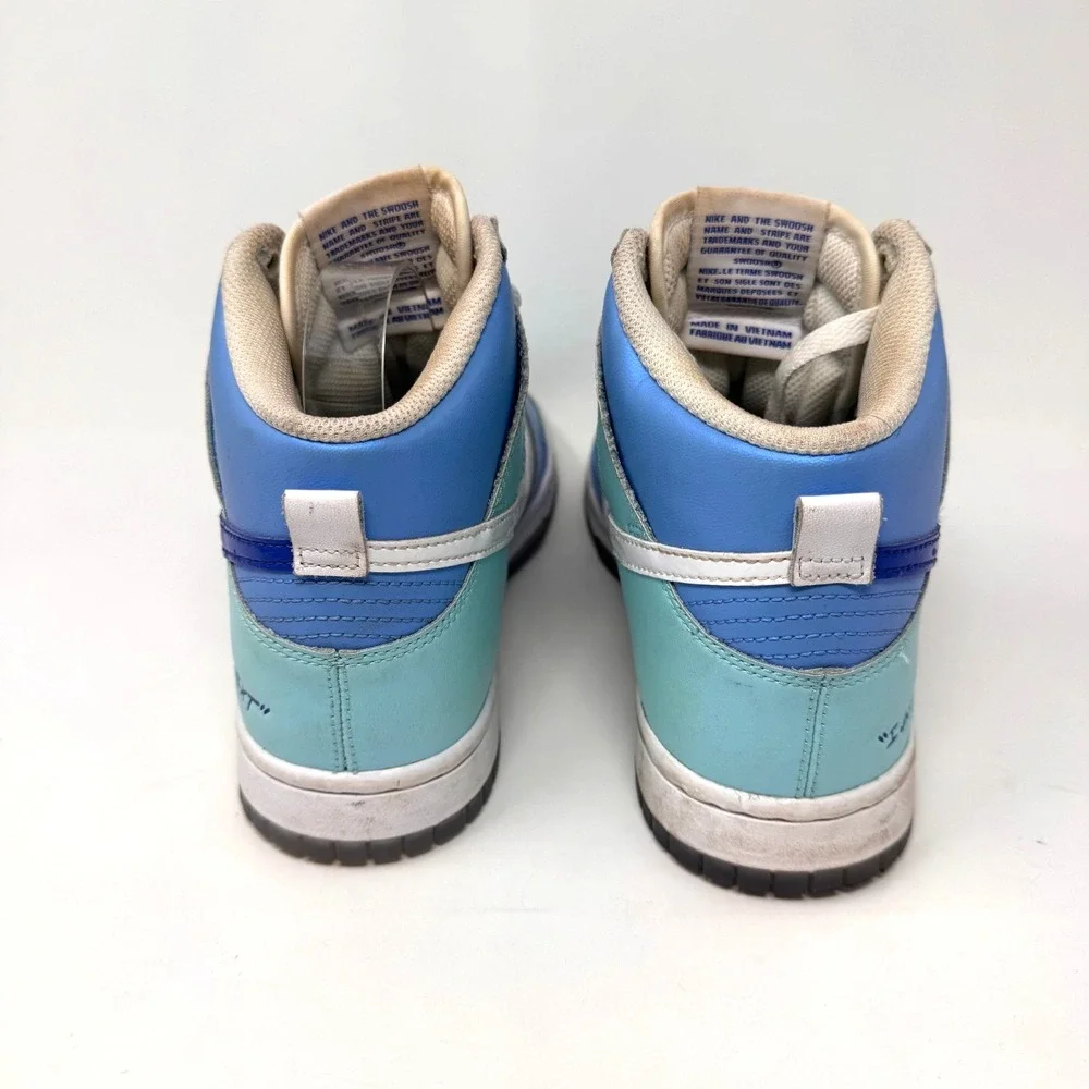 Nike Dunk High Next Nature Womens 6 Blue White Casual Sneakers Shoes Colorway - Picture 3 of 9